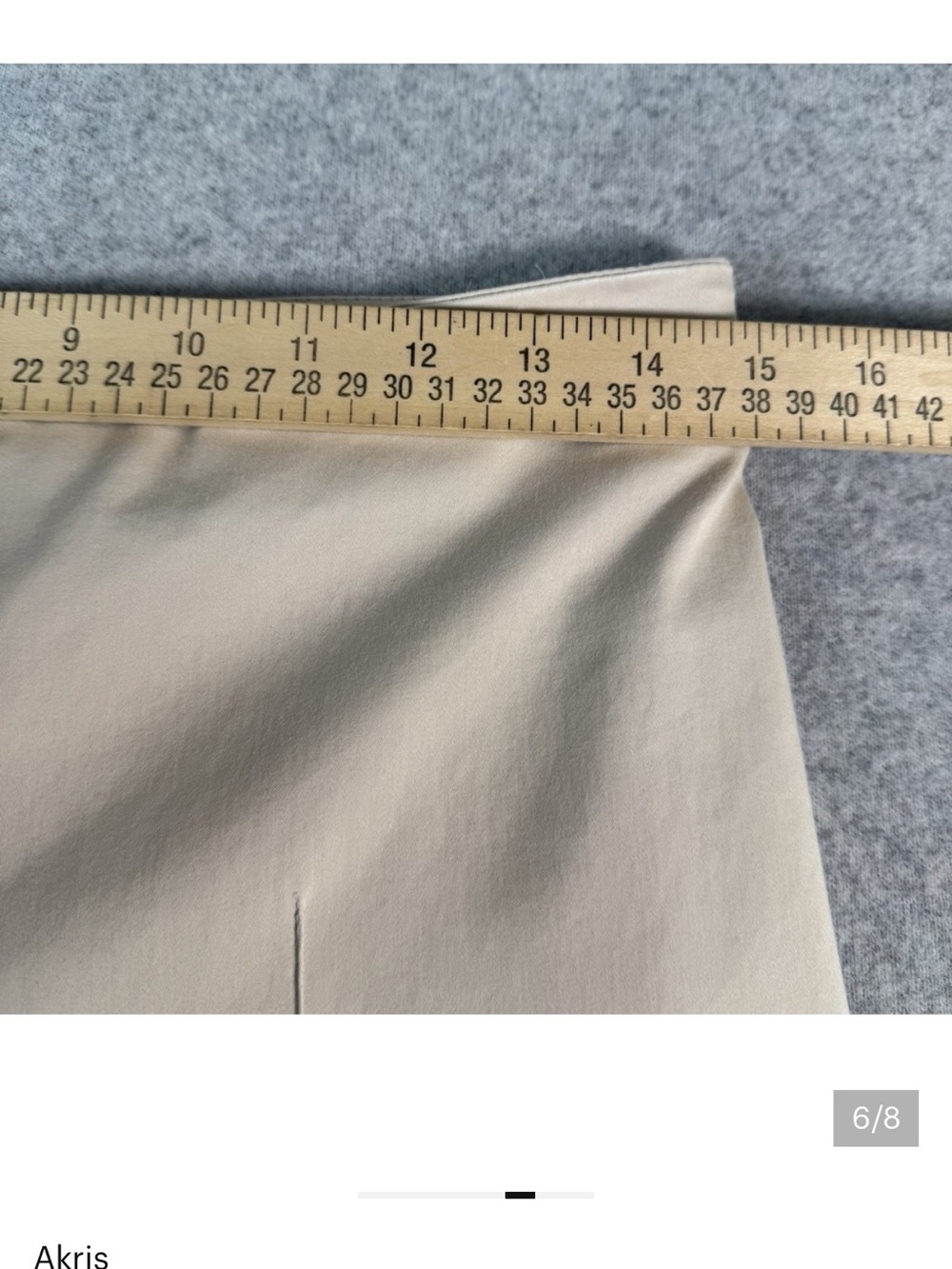 Akris Straight Leg Trousers like new, Runs Small like a Sz 6 - Picture 7 of 7